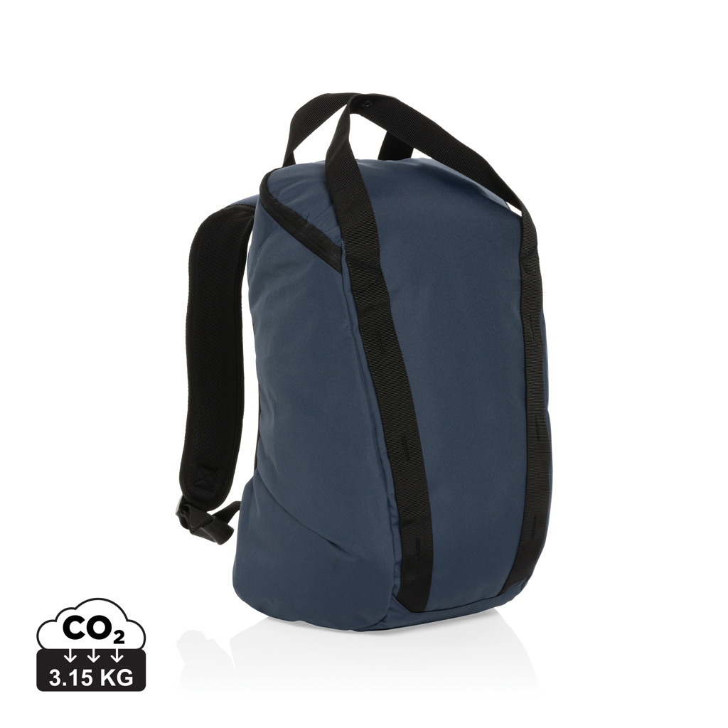 Sac à dos ordinateur 14'' personnalisé en rPET Sienna Bleu marine